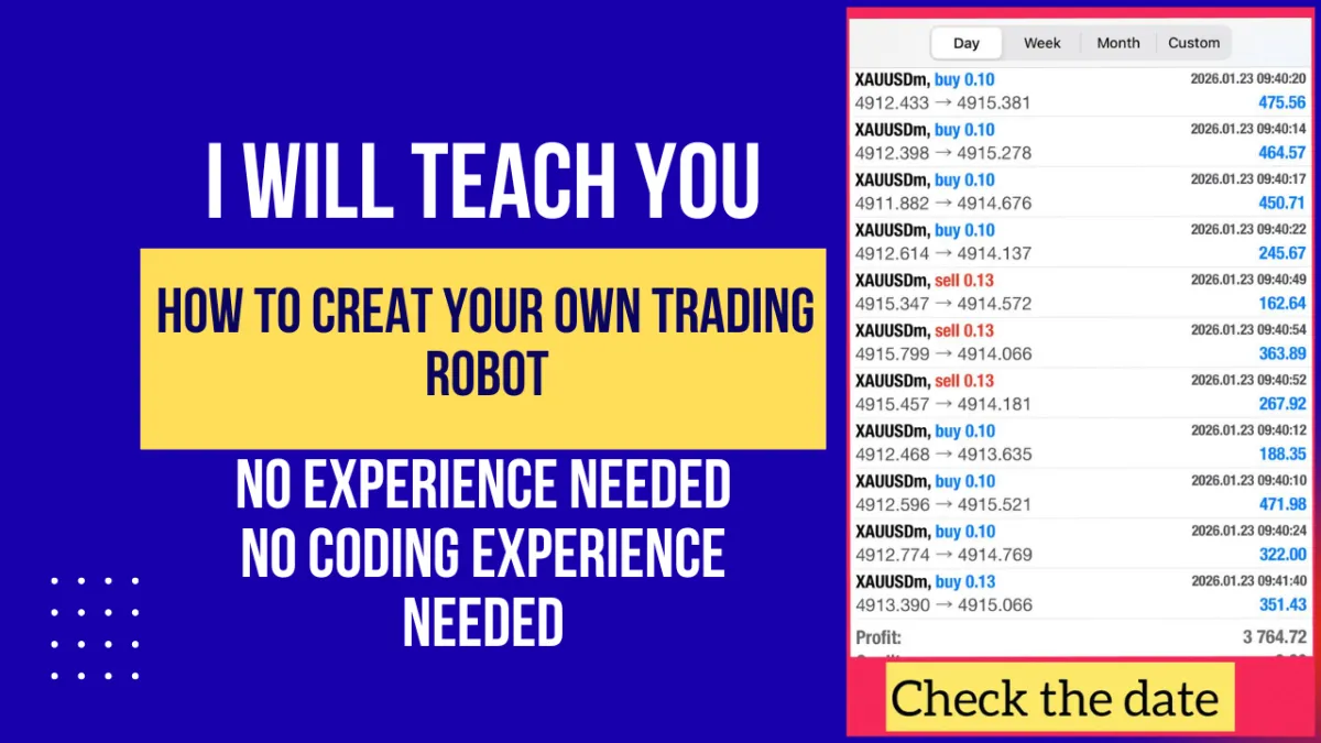 I will Teach You How to Create Your Own High Profit trading Robot