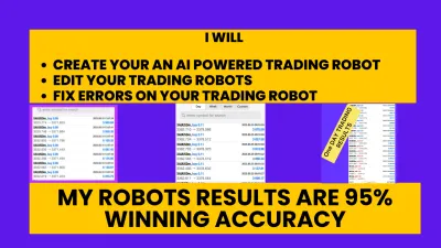 I Will Create New Trading Robot, Or Edit Your Trading Bot Or Fix Errors on Your Trading Robot