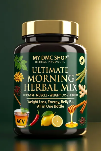 ULTIMATE MORNING HERBAL MIX FOR GYM • MUSCLE • WEIGHT LOSS • LIBIDO. BELLY FAT BURNER