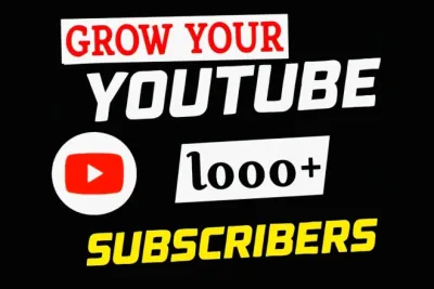 Organic lOOO+ YouTube Subscribers channel promotion monetization