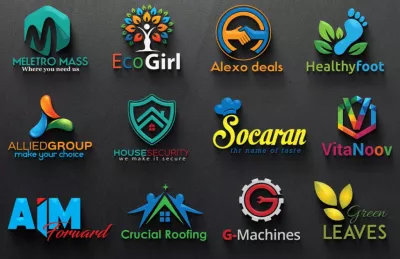 design modern logo and brand identity for your business with idea