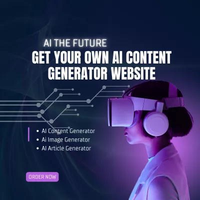 I will create your saas ai content generator platform