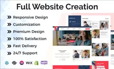 design responsive full website